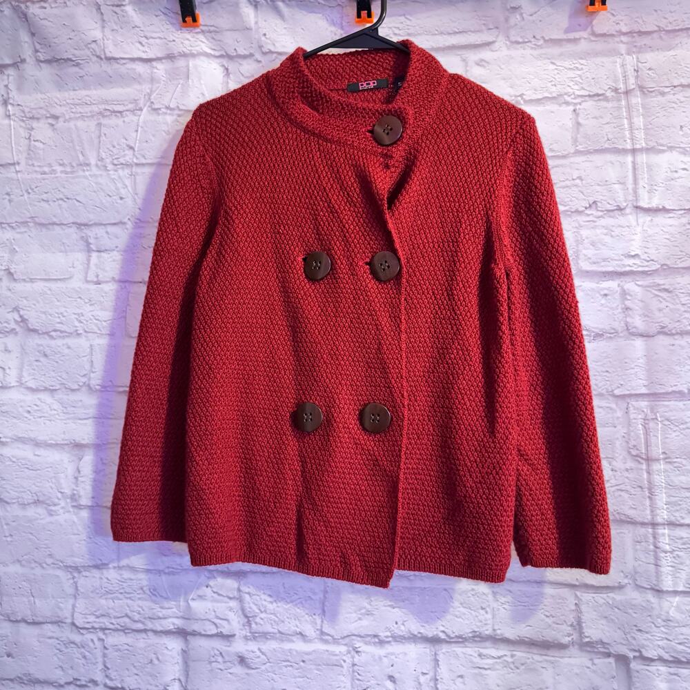 Population SZ S Button up sweater type jacket